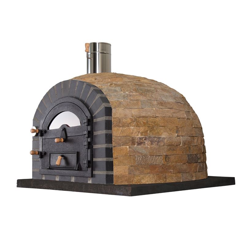 Horacio Wood Fired Outdoor Oven Champaigne – Side View