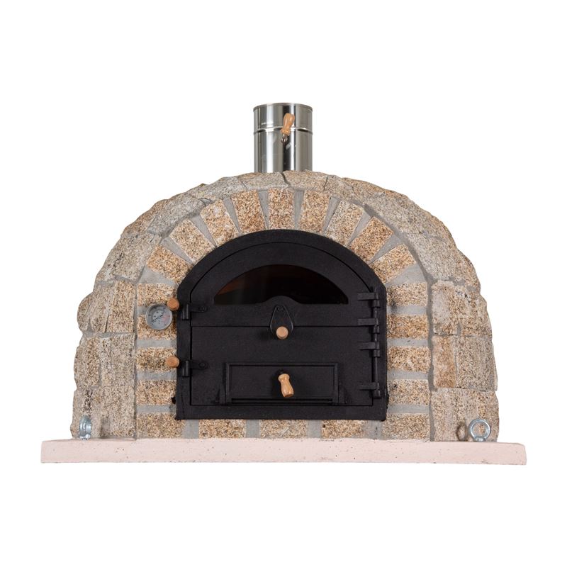 Horacio Wood Fired Outdoor Oven Granite – Handmade Clay Pizza & Bread Oven