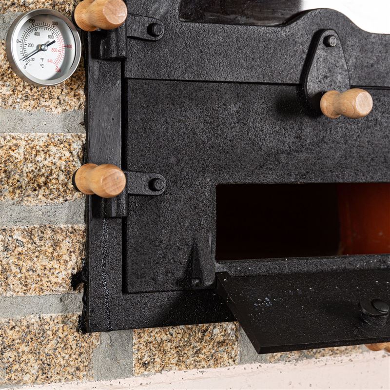 Horacio Wood Fired Oven - Cast Iron ash hatch