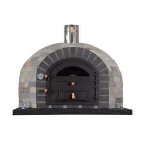 Horacio Wood Fired Outdoor Oven Silver – Handmade Clay Pizza & Bread Oven