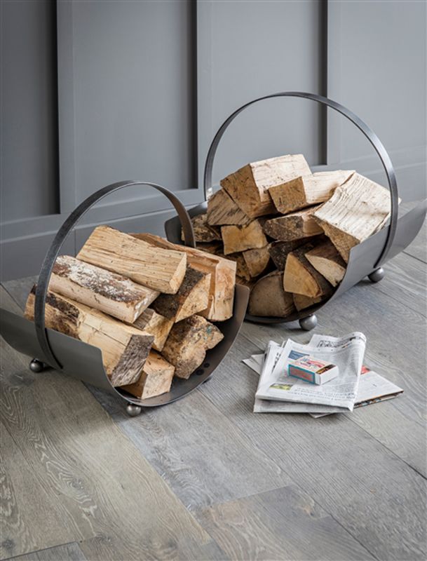 Round Log Carrier - Steel