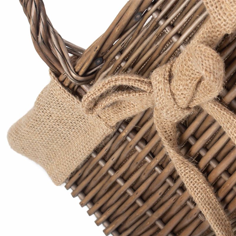 Log Basket - Removable Hessian Lining