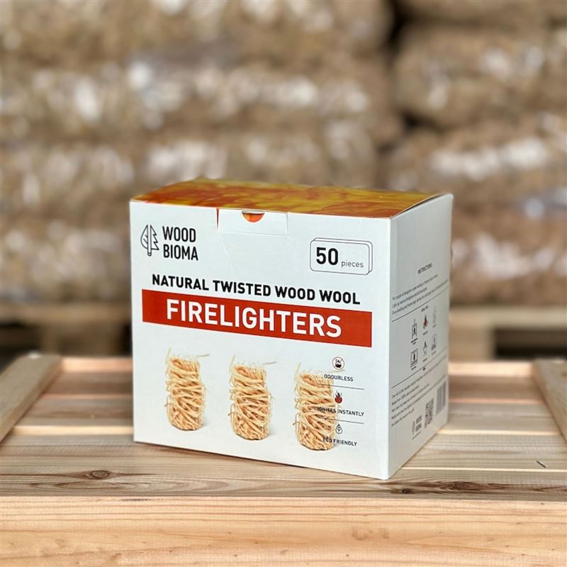 Box of 50 Wood Wool Firelighters